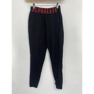 Women's Alphalete Black Jogger Pants Size XS Gym